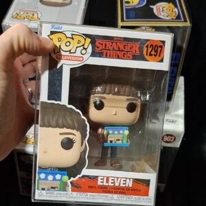 Funko Pop Stranger Things Eleven with Blue and Brown Outfit